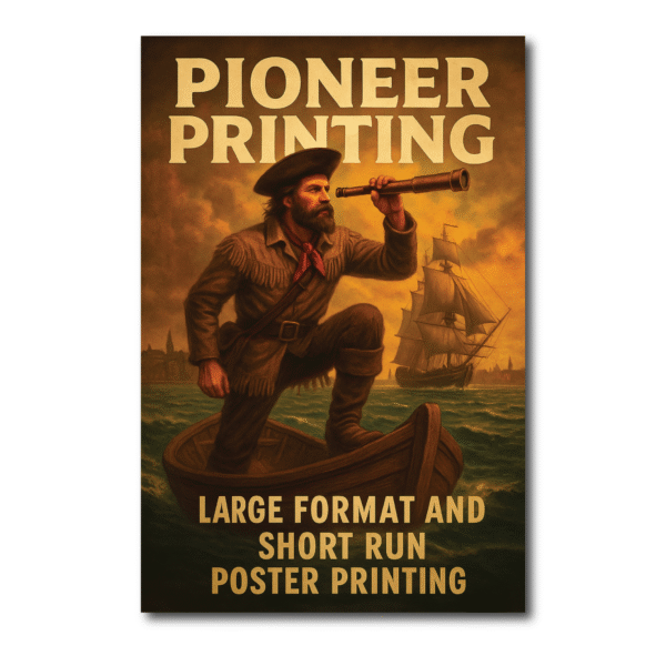 Pioneer Printing Movie Poster, Poster Printing in Newport Oregon