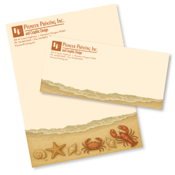 Full color letterhead printing - full color envelope printing - letter mailing